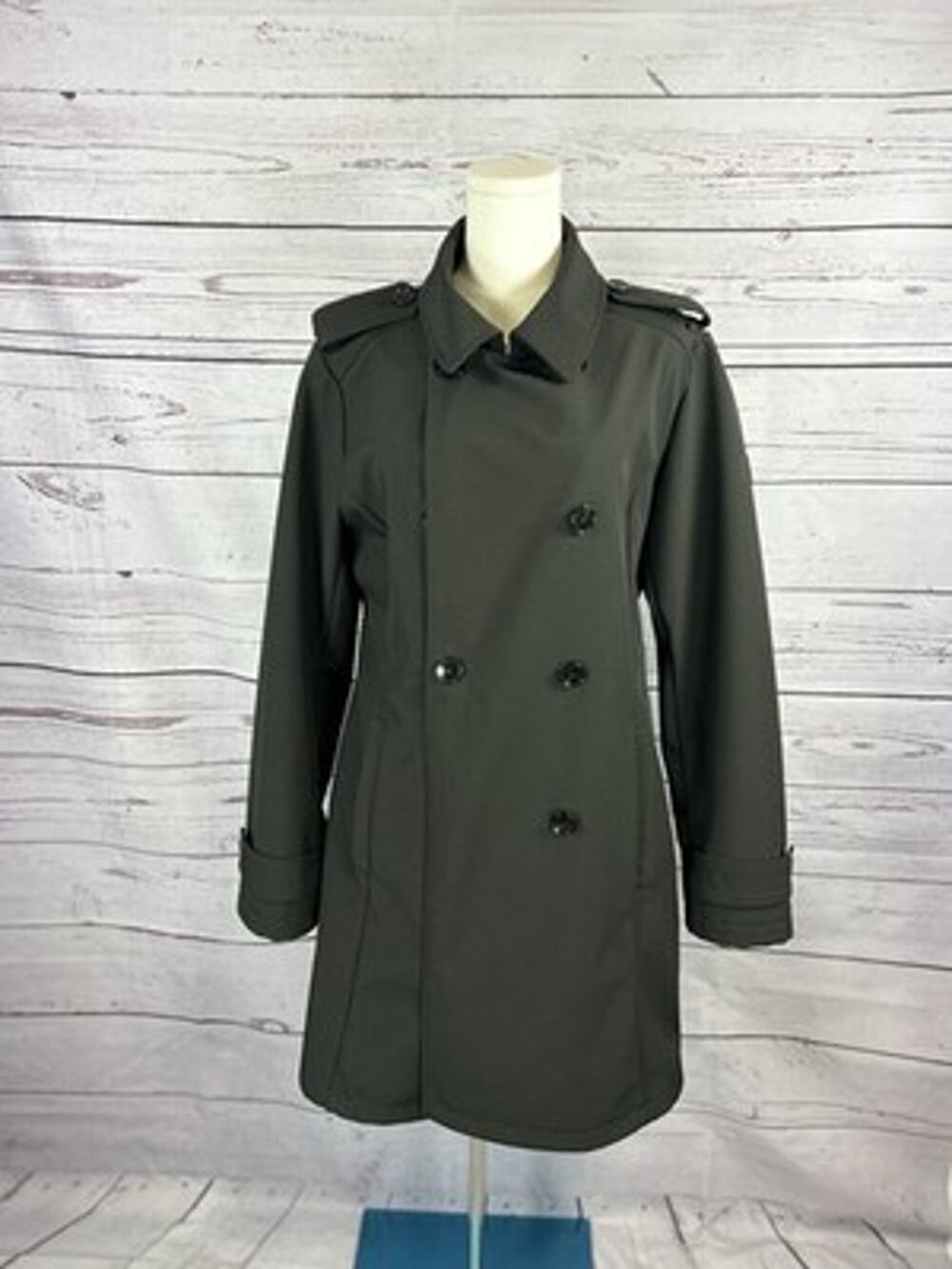 Lauren Ralph Lauren Black Label Double Breasted Trench Coat Size L